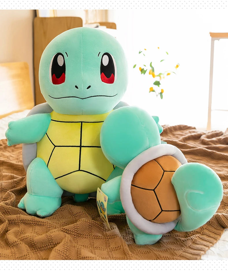 Squirtle Plush Doll Big Size Pokemon Plush Toys Kawaii Stuffed Toys Cute Turtle Pillow Christmas Gift Toys for Children