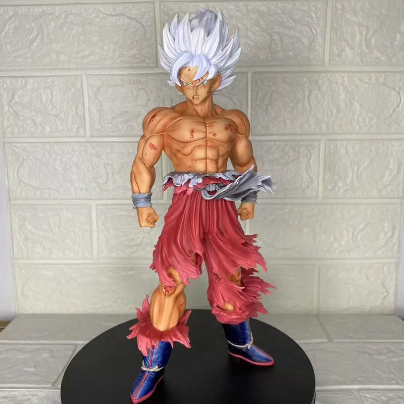 Action Figure Toy of Dragon Ball Z Super Saiyan Goku with LED Light Base Collectible and Gift Model