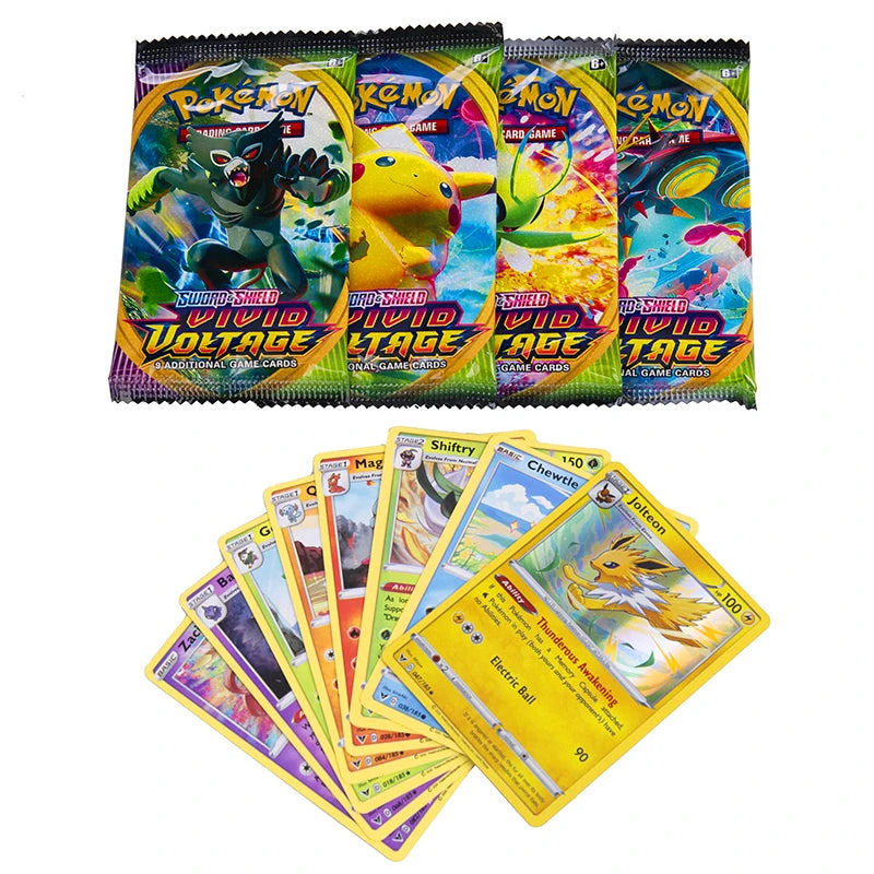 324pcs Pokemon Cards Anime Collectible Crown Zenith Silver Tempest Lost Origin Children Board Game Toy Battle Card Kid Gift