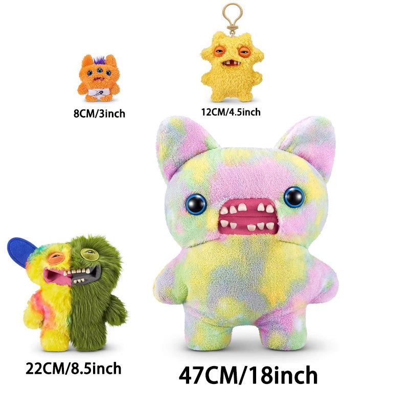 Original Fuggler Plush Toys with Funny Ugly Teeth Monsters Kawaii Soft Big Doll Plushies
