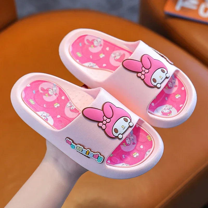 Sanrio Anime Design Slippers – Cute & Cozy Indoor Non-Slip Slides for Summer Wear