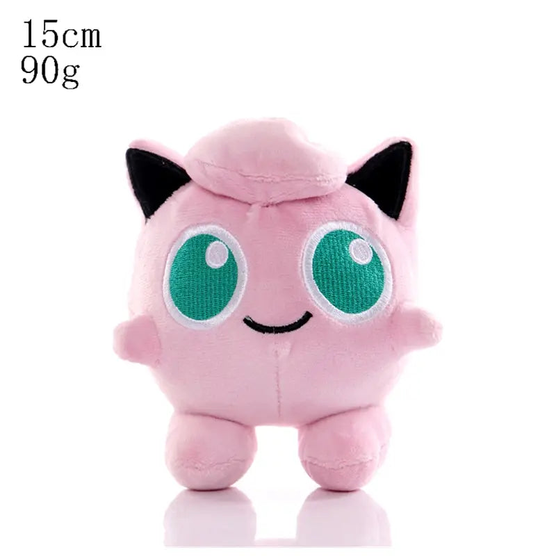 15-35cm Pokemon Plush Toy Anime Figure Pikachu Charizard Mewtwo Eevee Mew Lucario Gengar Stuffed Doll Pendant Toy Kids Xmas Gift