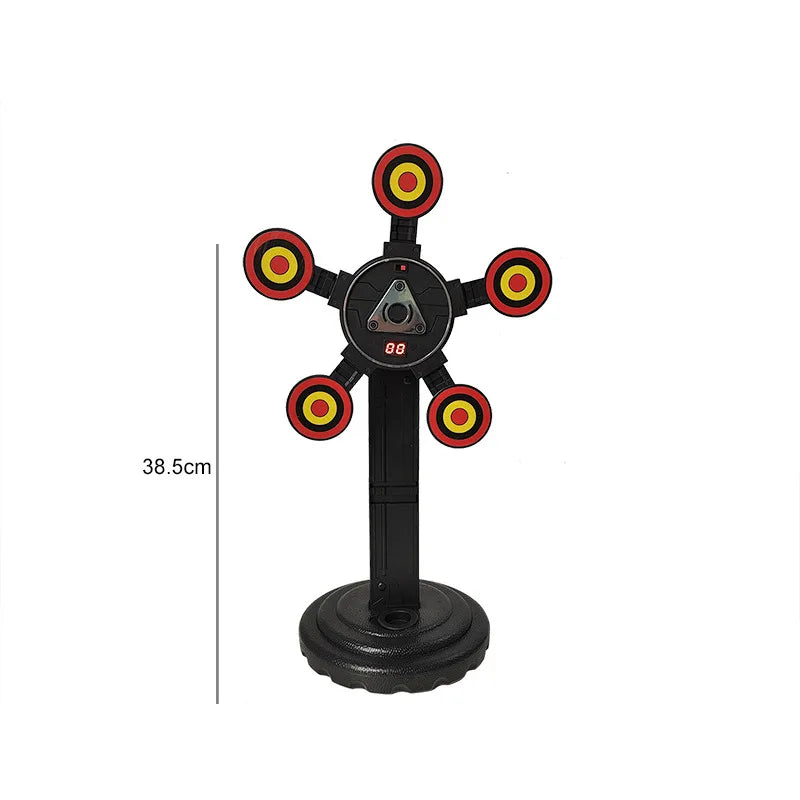 Electric Shooting Target for Nerf Guns Auto Reset Targets Accessories Kids Sound Light Shooting Game Toys High Precision Scoring