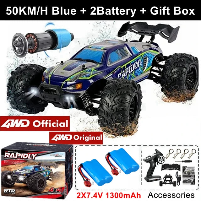 TurboRacer 4WD Off-Road RC Truck – Brushless Power