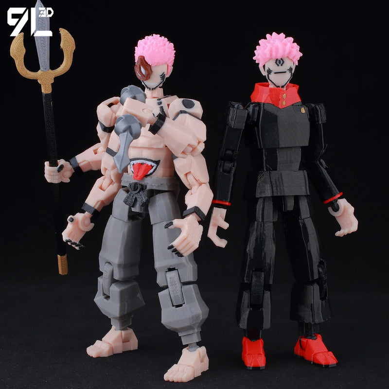 Jujutsu Kaisen 9L3D T13 Itadori Figure LUCKY13 Training Ver. JJK Titan13 Multi-Jointed Movable Dummy13 Stress Relief Toy Gift