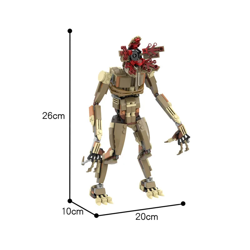 Demogorgon Monster MOC Building Blocks Stranger Things Vecna Clock Eleven Van Model Desktop Ornament Toys for Kids