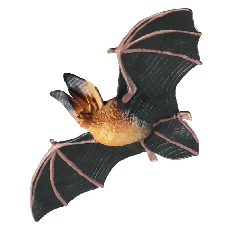 Realistic Bat Model Figure Miniature Animals Toys Party Favors Supplies Collectible Educational Bat Animal Figures for Halloween