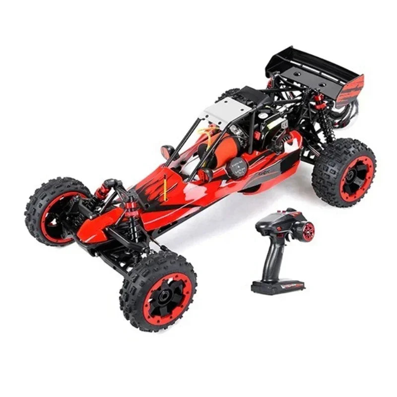 1/5 Scale 2 Stroke Gasoline Gas Petrol Engine Powered RC Car High Speed Remote Control Toy Truck Rofun Baha Rovan Baja 5B 29CC