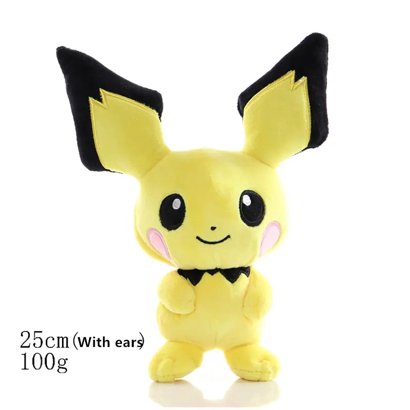 15-35cm Pokemon Plush Toy Anime Figure Pikachu Charizard Mewtwo Eevee Mew Lucario Gengar Stuffed Doll Pendant Toy Kids Xmas Gift