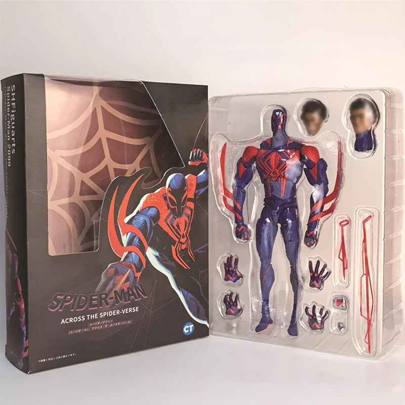 Spiderman Action Figures Of Both Miles Morales And Peter Parker PVC Doll Model Collectible Toys And Gifts