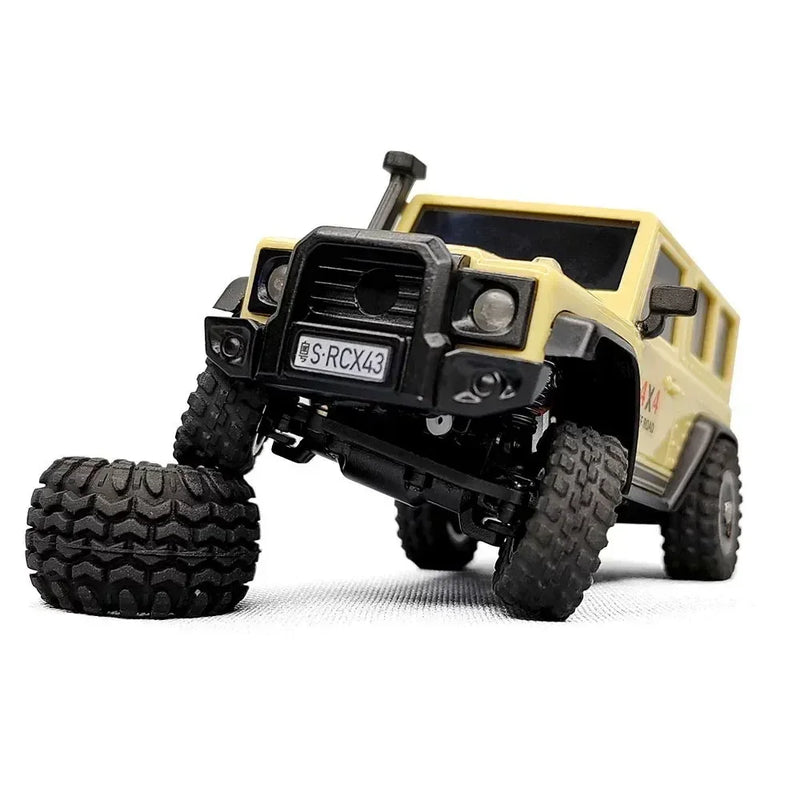 Ldarc Radian X43 1/43 Mini Rc Remote Control Simulation Off Road Climbing Vehicle Four Wheel Drive Model Car Desktop Decoration