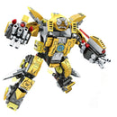 Action Figures Of Avengers Superheroes Iron Man Hulkbuster Steel Mecha Building Blocks Gift Toys For Kid