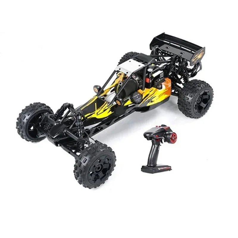 1/5 Scale 2 Stroke Gasoline Gas Petrol Engine Powered RC Car High Speed Remote Control Toy Truck Rofun Baha Rovan Baja 5B 29CC