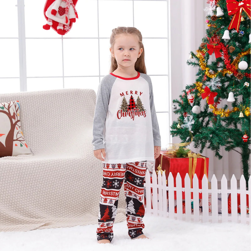 Christmas Matching Suits Children's Christmas Pajamas Set Mother Daughter Couple Pajama Baby Boy Clothes Family Matching-Outfits