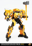 Transformation Toys Battle Damage Hornet Yellow Bee BMB H6001-3 AOYI SS49 Alloy Figure Action Model Deformation Robot Beetle Car