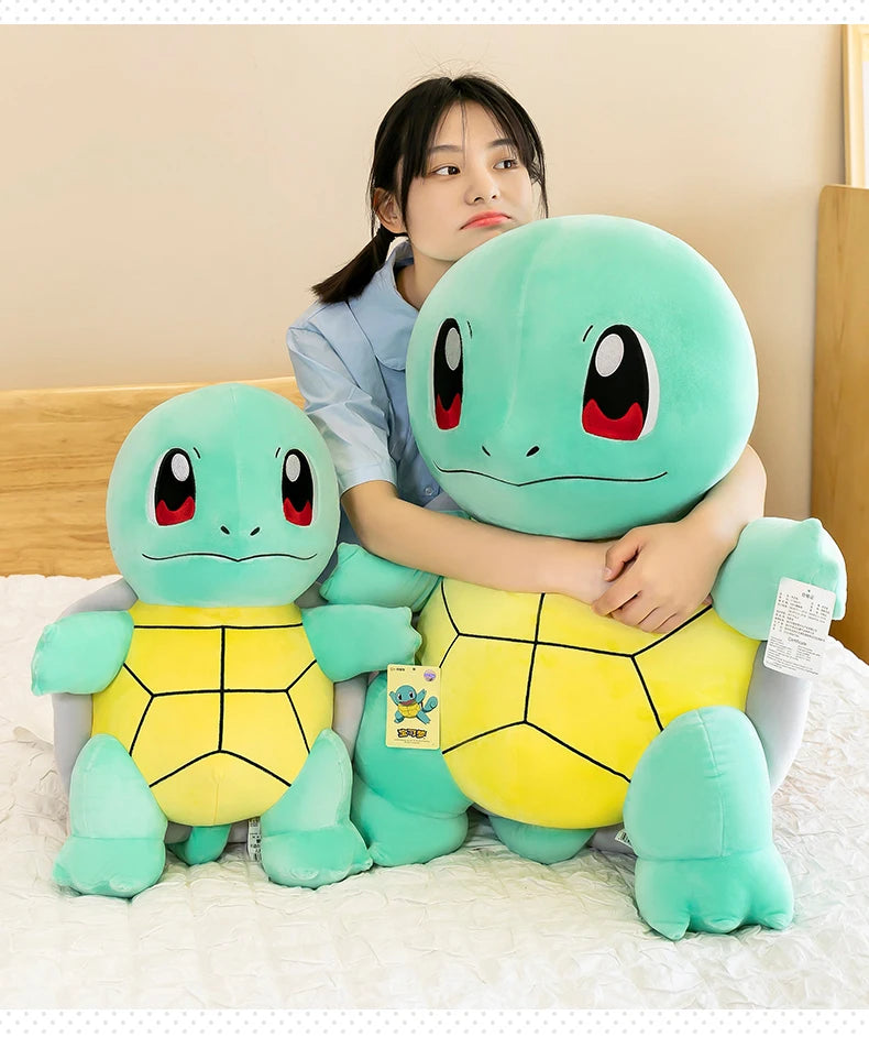 Squirtle Plush Doll Big Size Pokemon Plush Toys Kawaii Stuffed Toys Cute Turtle Pillow Christmas Gift Toys for Children