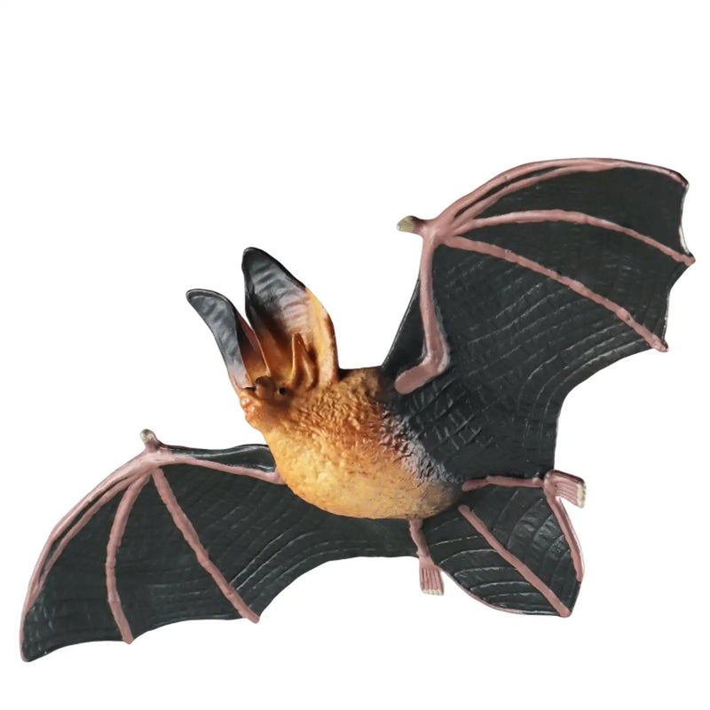 Realistic Bat Model Figure Miniature Animals Toys Party Favors Supplies Collectible Educational Bat Animal Figures for Halloween