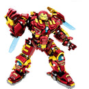 Action Figures Of Avengers Superheroes Iron Man Hulkbuster Steel Mecha Building Blocks Gift Toys For Kid