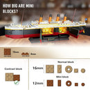 Titanic Ship Mini Block Building Set with LED – 2 in 1 Model & Glacier Display Stand Toy Gift for Kids and Adults 10+