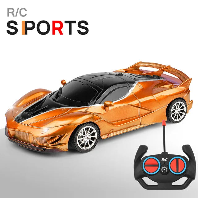 1:16 With Led Light RC Car 2.4G 4CH Remote Control Cars Sports Car High Speed Radio 30M Drift Racing Boys Car Toys For Children