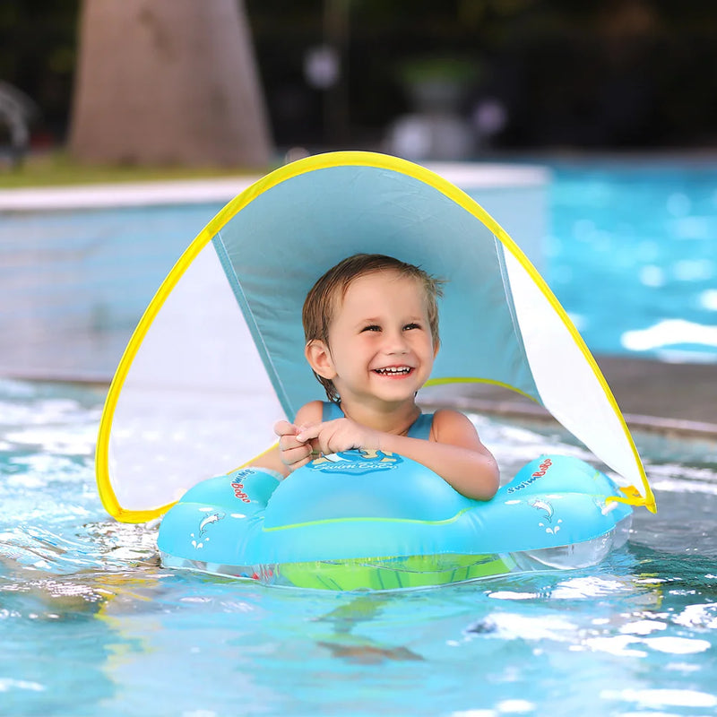 Inflatable Baby Swimming Float Ring Circle Summer Toddler Toys For Bathing