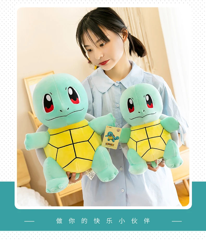 Squirtle Plush Doll Big Size Pokemon Plush Toys Kawaii Stuffed Toys Cute Turtle Pillow Christmas Gift Toys for Children