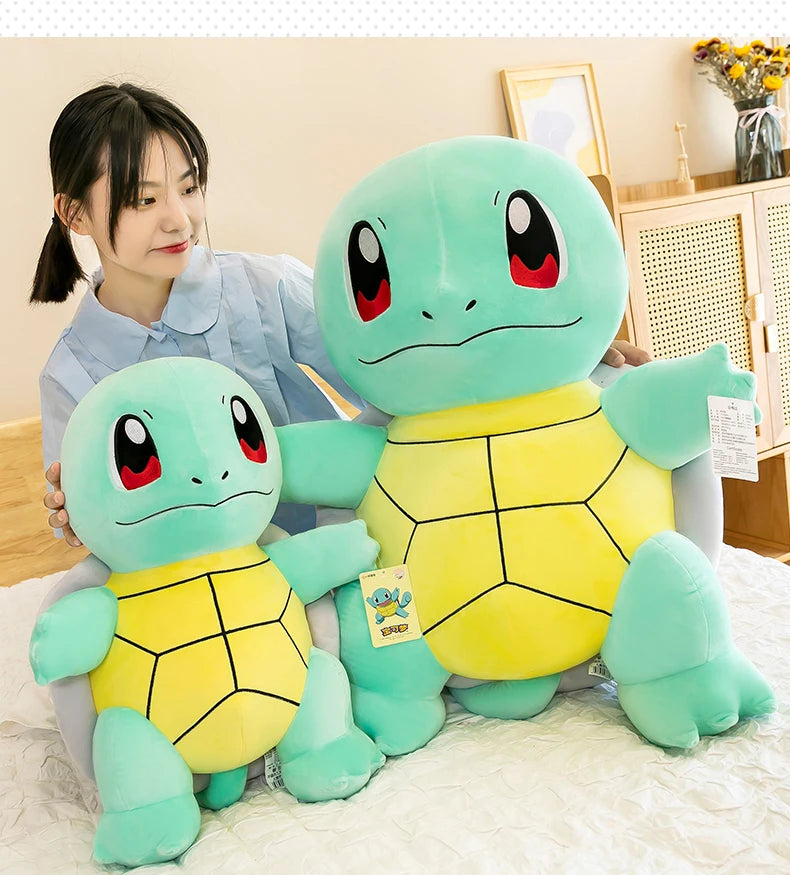 Squirtle Plush Doll Big Size Pokemon Plush Toys Kawaii Stuffed Toys Cute Turtle Pillow Christmas Gift Toys for Children