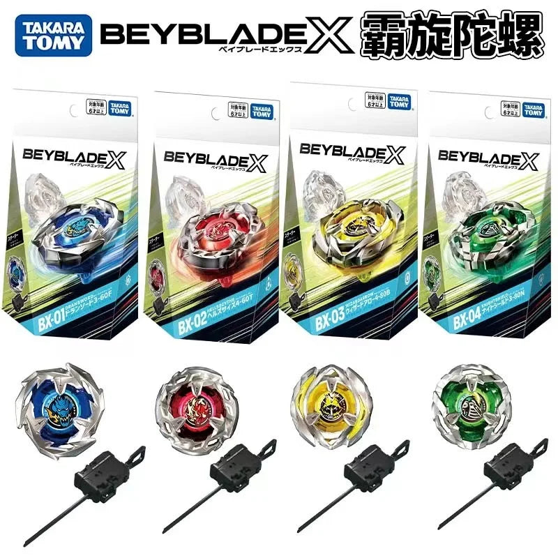 Exploding Gyroscope Takara Tomy Beyblade X-Generation BX01 BX02 BX03 BX22 Defense Launcher Set Toys Children's Gifts