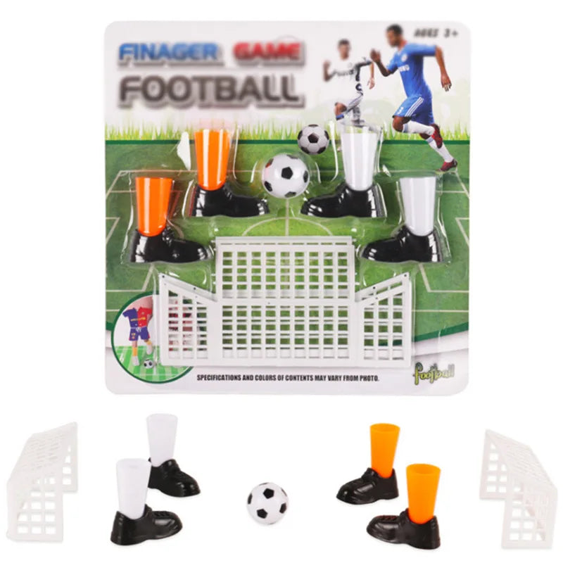 Finger Football Game Sets with Two Goals Funny Family Party Finger Soccer Match Toy for Fans Club Party Gifts for Kid Table Game