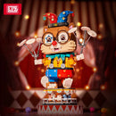 LOZ-1947 National Fashion Clown Squirrel Building Block Model Tabletop Toy Decoration Adult and Children New Year Gift