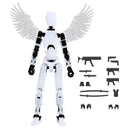 Action Figure Model Mini Action Figure Full Joint Robot Toy Movable Toy Models DIY Assembly Toy For Dining Table Coffee Desk