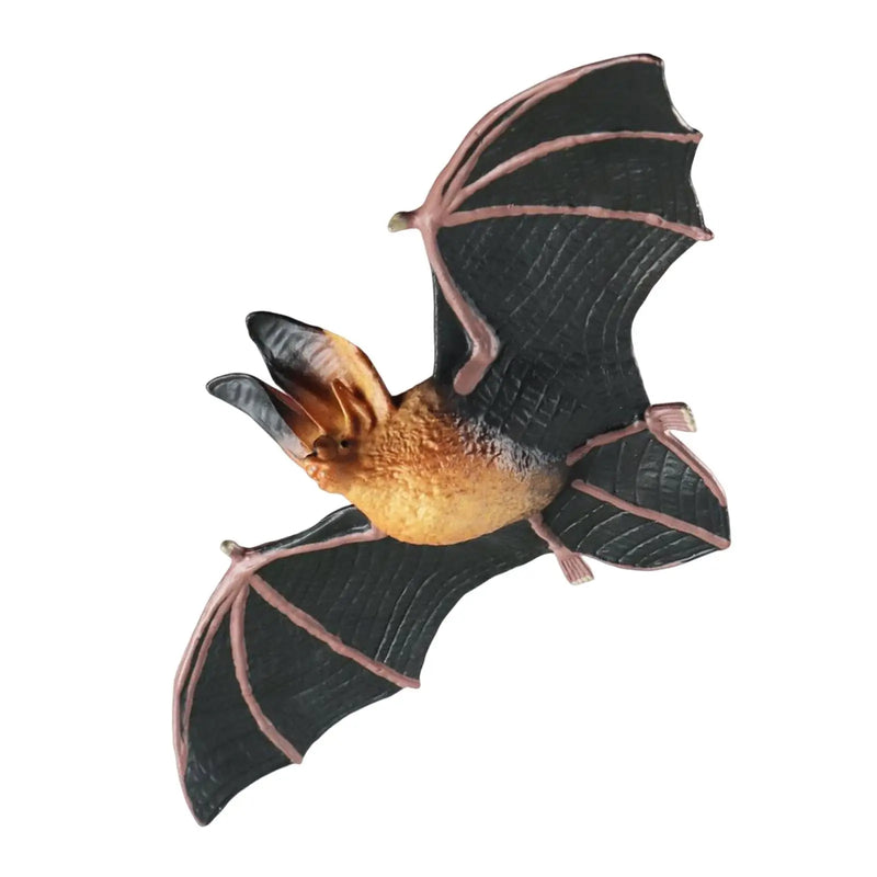 Realistic Bat Model Figure Miniature Animals Toys Party Favors Supplies Collectible Educational Bat Animal Figures for Halloween