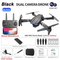 RC Drone E99 Pro Foldable 4K HD Dual Camera Quadcopter Aerial Photography Optical Flow Positioning Altitude Hold Toys Gift