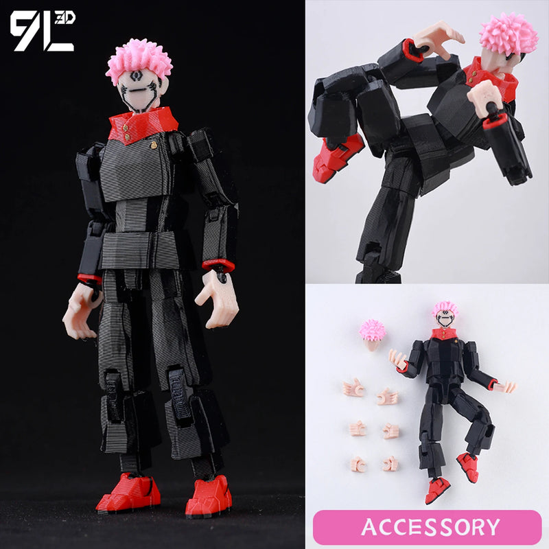 Jujutsu Kaisen 9L3D T13 Itadori Figure LUCKY13 Training Ver. JJK Titan13 Multi-Jointed Movable Dummy13 Stress Relief Toy Gift
