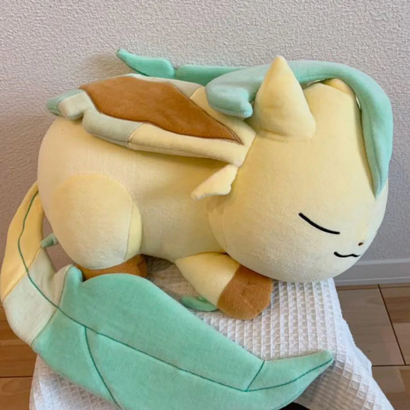 Pokemon original Eeveelution big sleeping Sylveon & Espeon & Umbreon & Leafeon plush toy stuffed toy doll doll