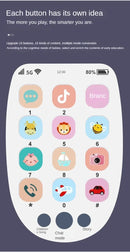 Baby Phone Toys Bilingual Telephone Teether Music Voice Toy Early Educational Learning Machine Electronic Children Gift Baby Toy