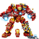 Action Figures Of Avengers Superheroes Iron Man Hulkbuster Steel Mecha Building Blocks Gift Toys For Kid