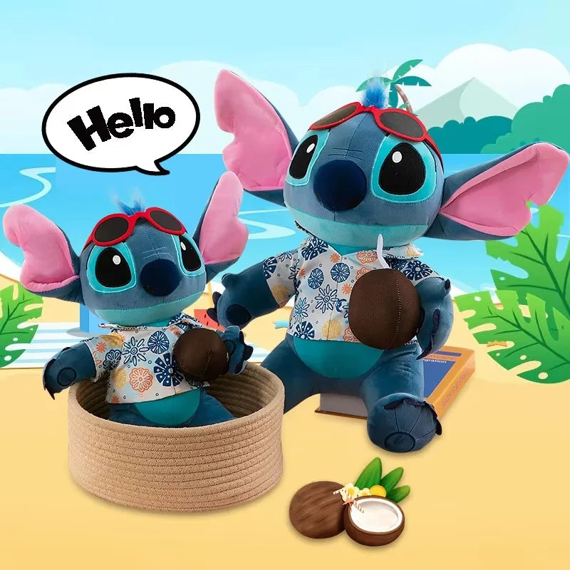 Hawaiian Stitch Stuffed Animal – Cute Cartoon Plush Doll Pillow for Children’s Room Decor