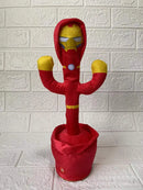 Dancing Cactus Doll Talking Toy Of Marvel Avengers Spiderman Iron Man Hulkbuster That Records Sound A Gift For Kids