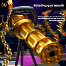 115cm Big Electric Toy Gun Fake Gun Soft Bullet Ejection EVA Gun DIY Self-Assembly Tactical Gatling Gun Toy Christmas Gift