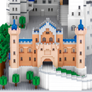 Swan Castle 10,000-Piece Micro Block Building Kit – High-Skill Architecture Puzzle & Decorative Model
