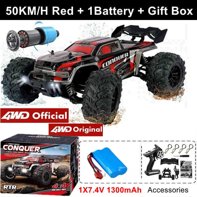 TurboRacer 4WD Off-Road RC Truck – Brushless Power