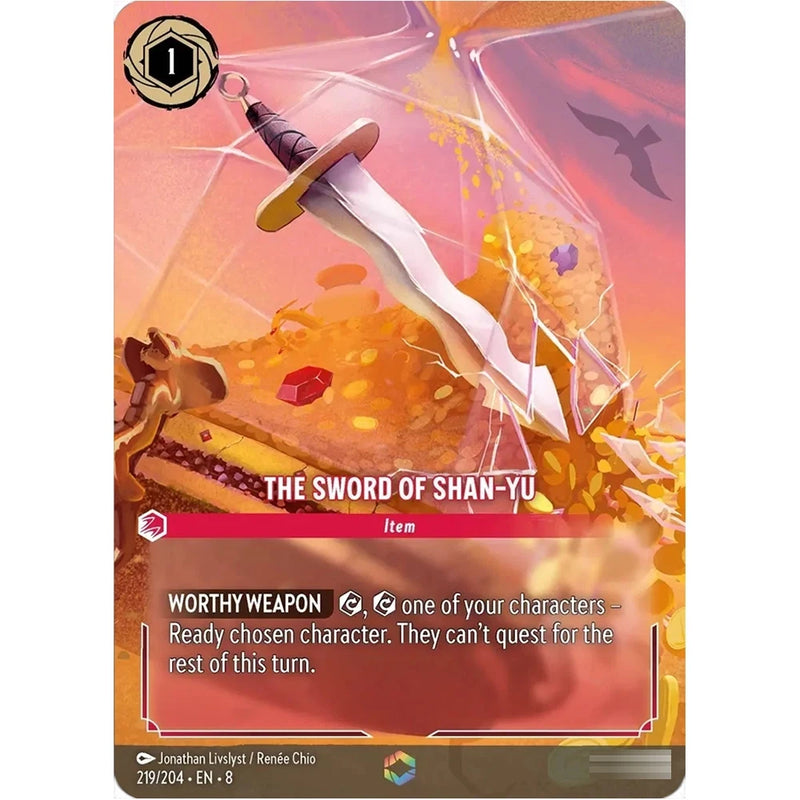 Rare Lorcana Enchanted Proxy Card – Reign of Jafar Chapter 8 TCG Featuring Stitch, Jasmine & Lady