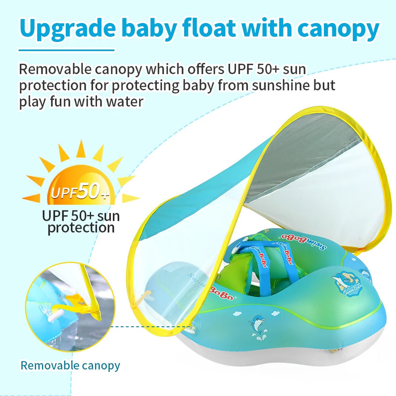 Inflatable Baby Swimming Float Ring Circle Summer Toddler Toys For Bathing