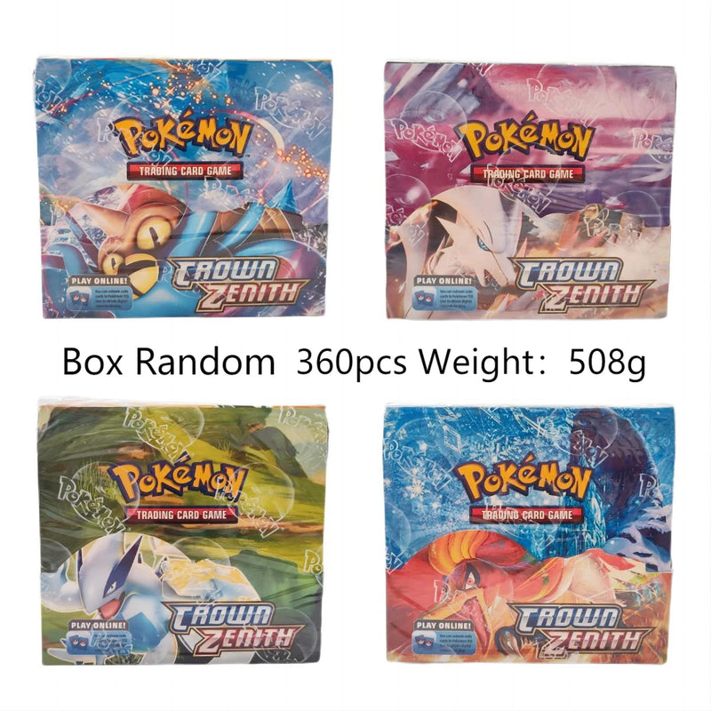 324pcs Pokemon Cards Anime Collectible Crown Zenith Silver Tempest Lost Origin Children Board Game Toy Battle Card Kid Gift