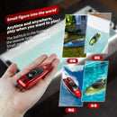 Mini RC Boat – High-Speed 5KM/H Wireless Model with LED Lights