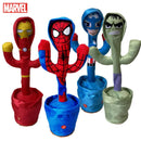 Dancing Cactus Doll Talking Toy Of Marvel Avengers Spiderman Iron Man Hulkbuster That Records Sound A Gift For Kids