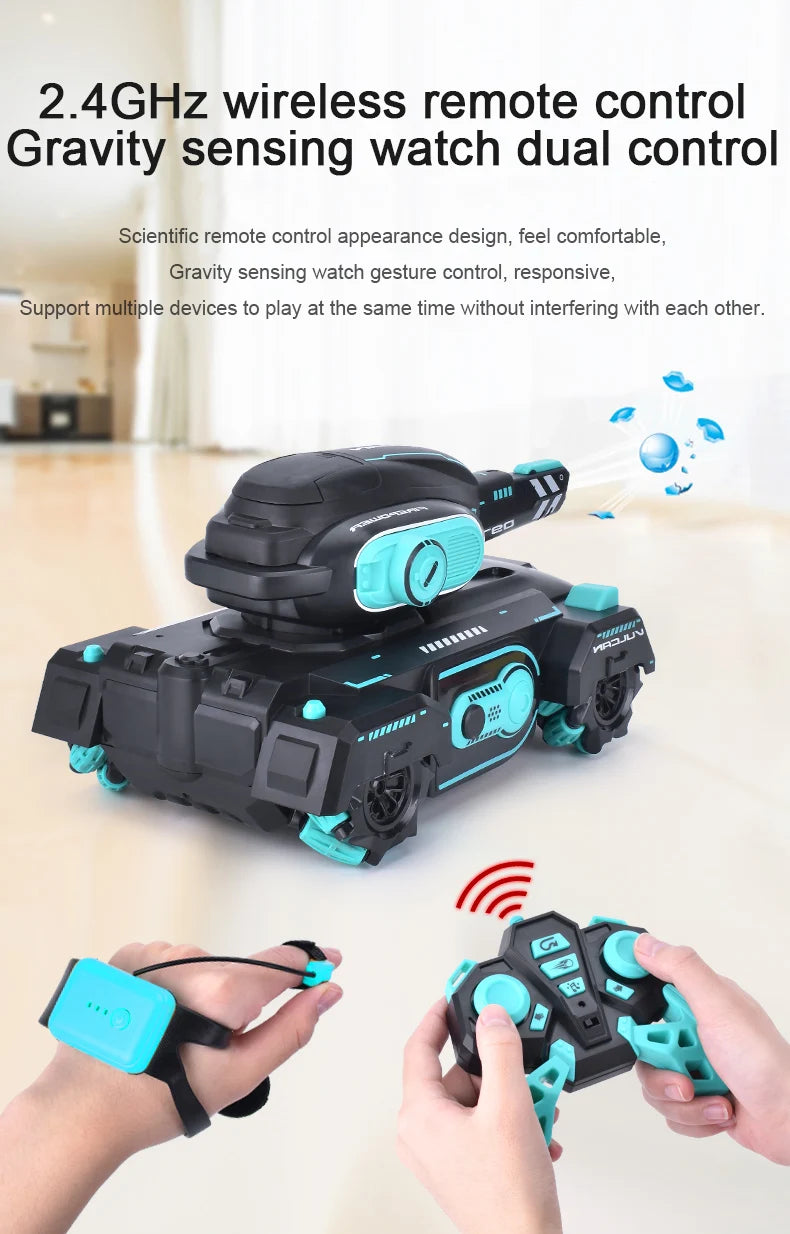 2.4G Gesture Sensing Water Bomb Tank RC Car Drifting Stunt Car Off-road Drive Radio Remote Control  Toys for Children