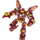 Action Figures Of Avengers Superheroes Iron Man Hulkbuster Steel Mecha Building Blocks Gift Toys For Kid