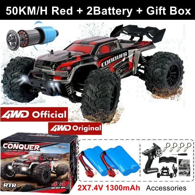 TurboRacer 4WD Off-Road RC Truck – Brushless Power